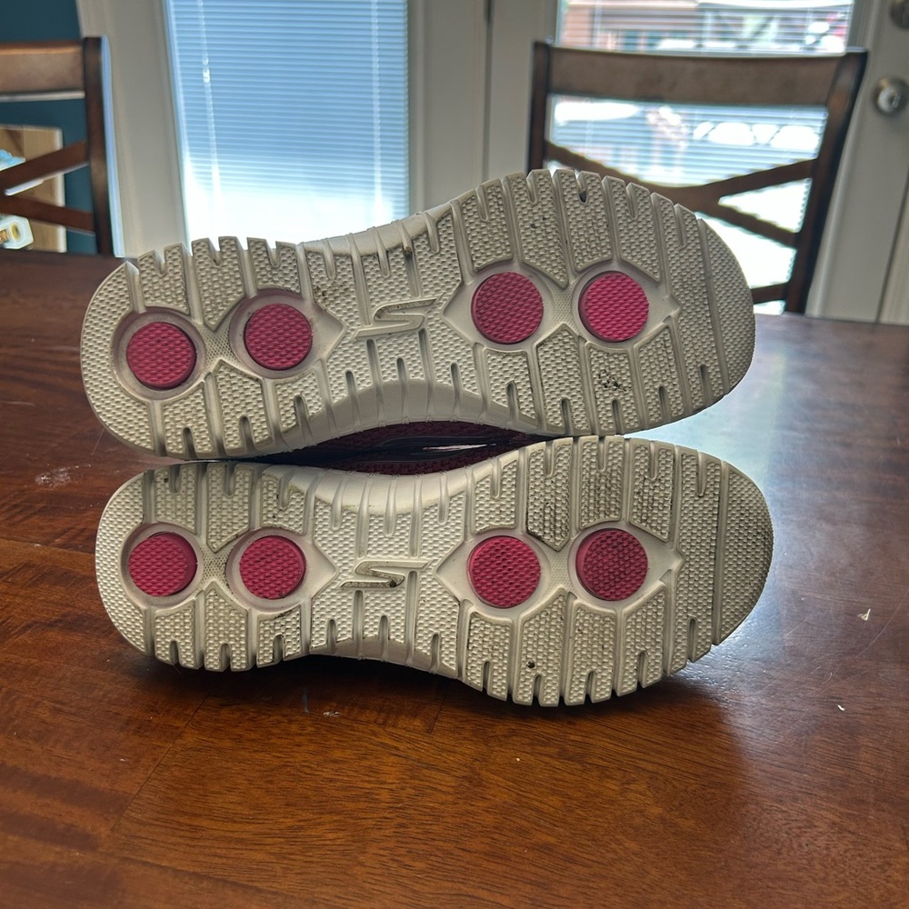 Skechers Goga Mat Go Walk Air Cooled Women's Pink Slip On Shoes Sz 8, SN 16704 - Picture 8 of 8